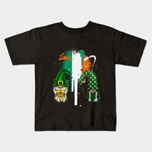 Gnomes st. Patricks day Kids T-Shirt